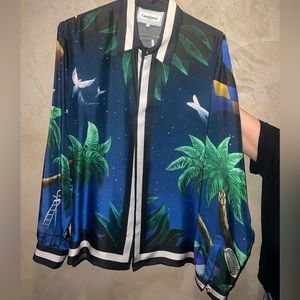 Casablanca Silk Button Down